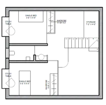 Loft level plan
