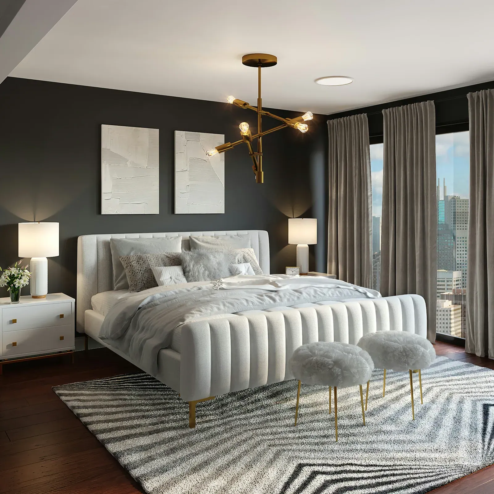 A room in the Silent Luxury palette